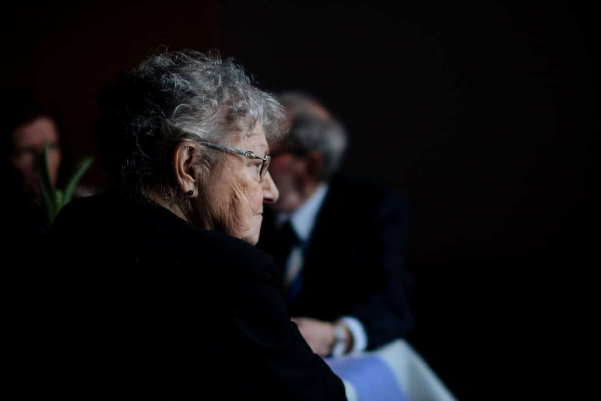 une dame âgée