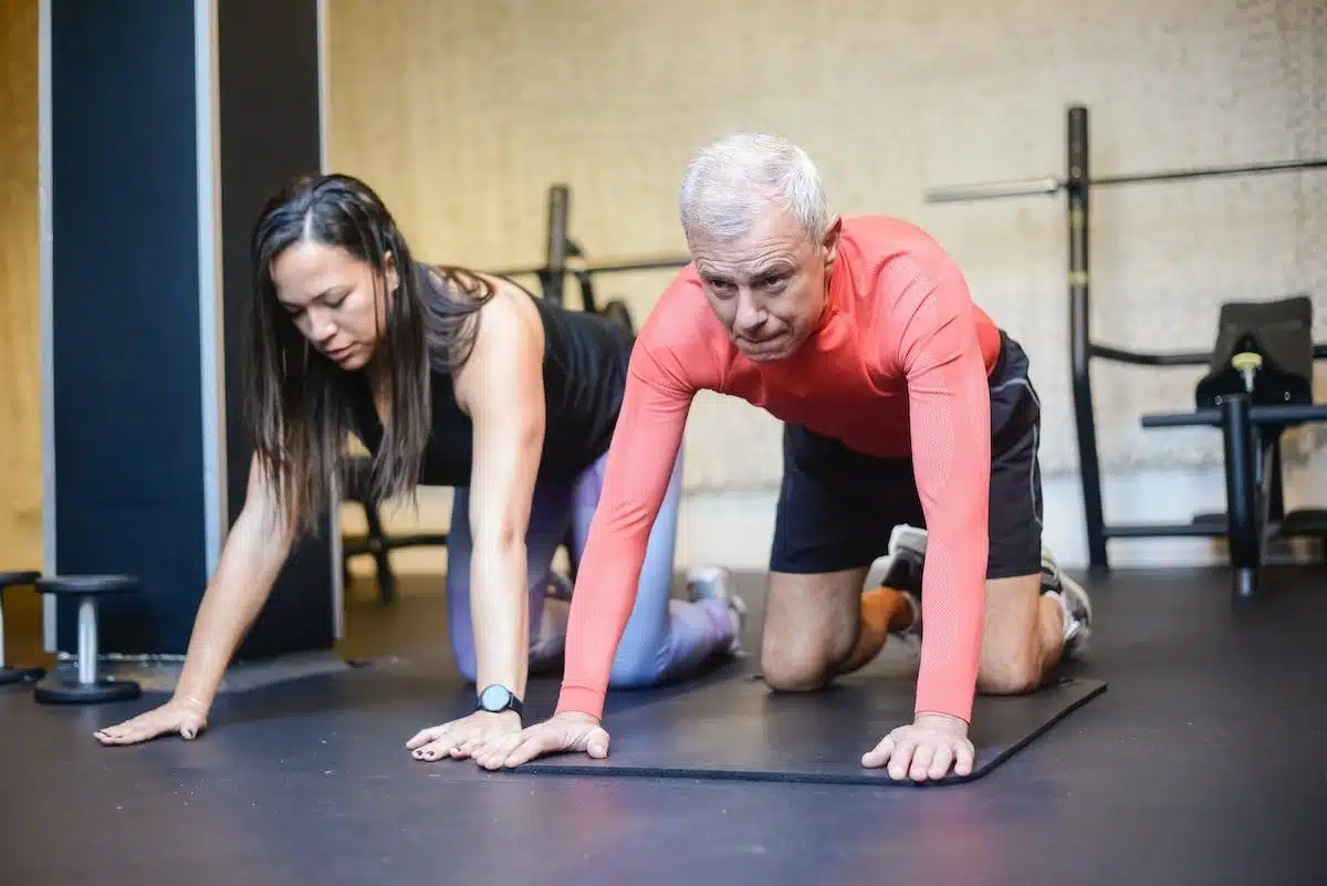 personne âgée  exercice