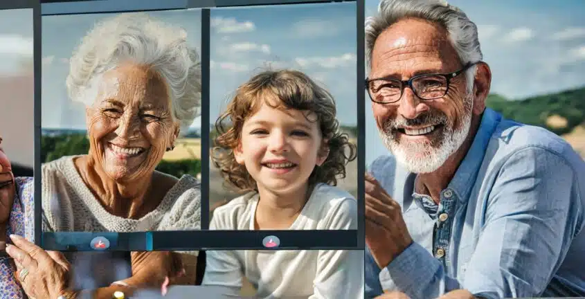 Recréer le contact : quand technologie rime avec émotion familiale !